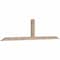 Ekena Millwork Portland Smooth Timber Gable Bracket, Douglas Fir, 96"W x 24"H x 3 1/2"D x 3 1/2"F, 6/12 Pitch GBW096X24X0404POR00SDF - alternate 2